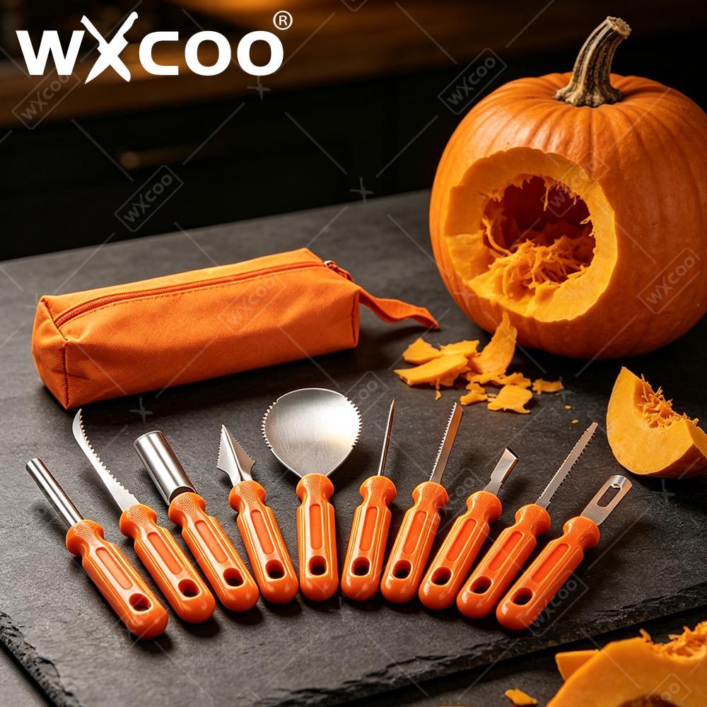 Pumpkin Lantern Halloween - Conjunto de Ferramentas para Esculpir Abóboras