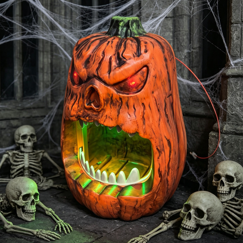 Lanterna de Abóbora LED de Hal - Pumpkin Lantern Halloween avaliação e preço