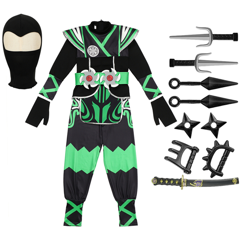Conjunto de Fantasia de Ninja  - Halloween Costume Kids avaliação e preço