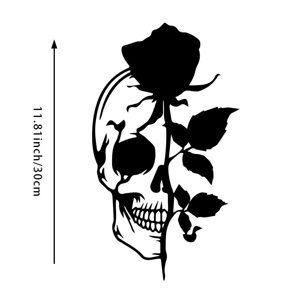 Arte de Parede em Metal com Ca - Halloween Skeleton Decoration avaliação e preço