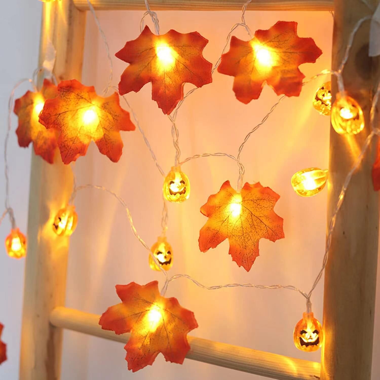 1PC Luzes de Cordão LED de Hal - Halloween Led String Lights Orange avaliação e preço