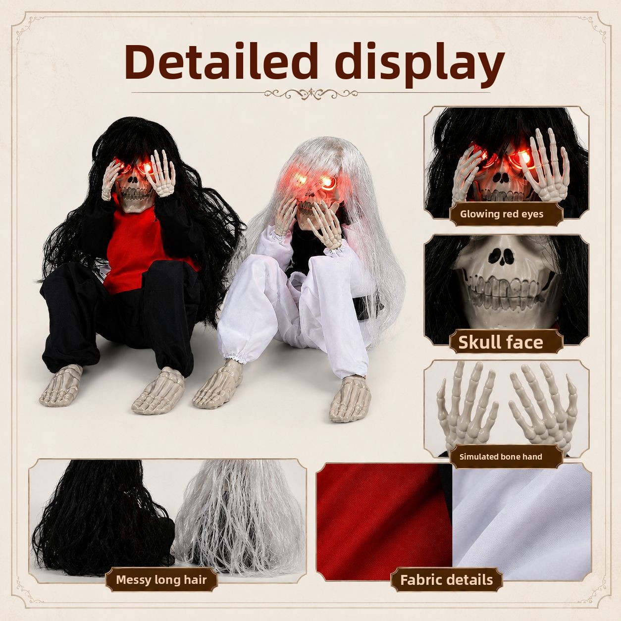 Enfeite de esqueleto para jard - Halloween Skeleton Decoration avaliação e preço