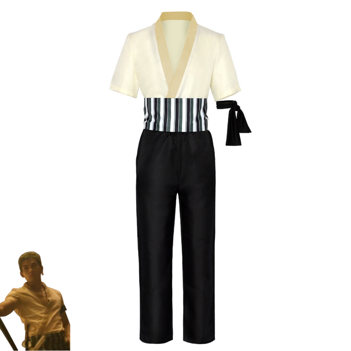 Xqnew anime filme roronoa zoro - Halloween Costume Kids avaliação e preço